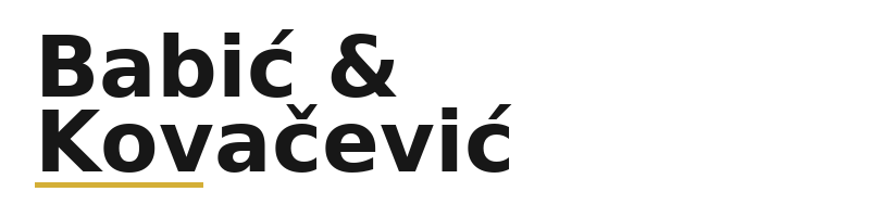 Babić & Kovačević logo